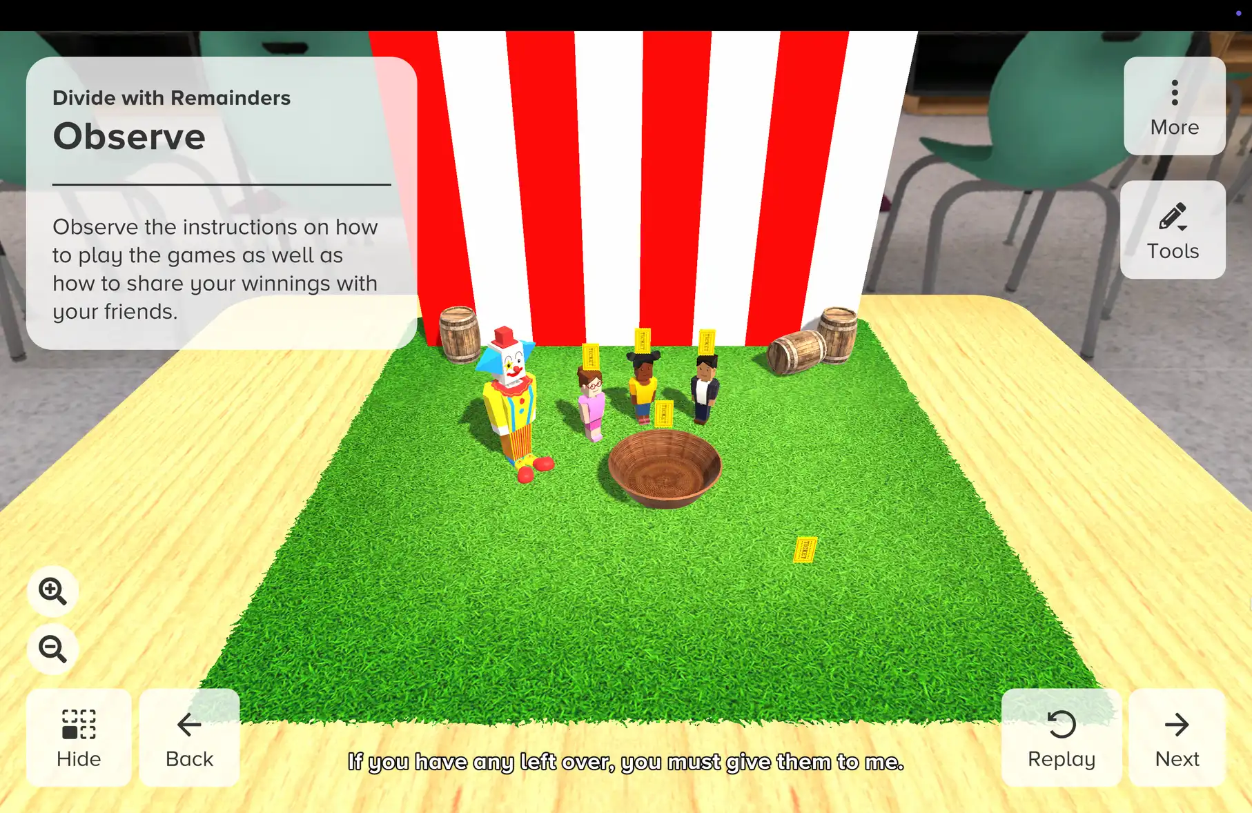 Divide with Remainders AR screenshot