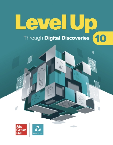 The cover of Level Up Through Digital Discoveries 10
