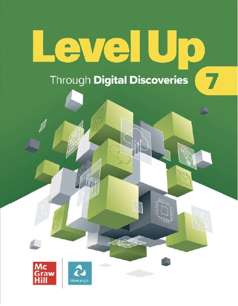 The cover of Level Up Through Digital Discoveries 7