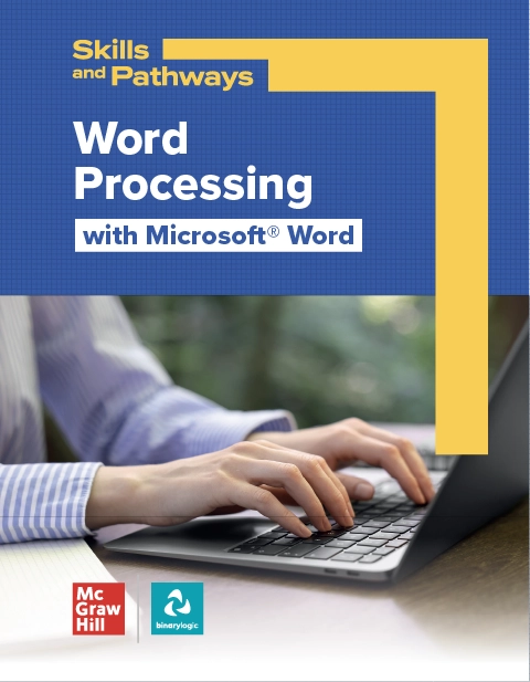The cover of Skills and Pathways: Word Processing with Microsoft® Word